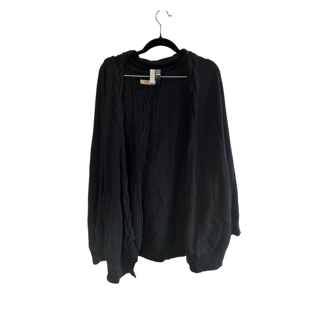 Ugg Black Knit Cardigan M/L